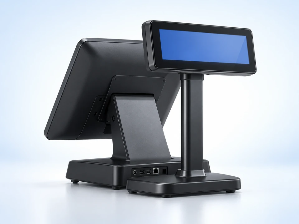 Customer Rear LCD Display — illustrative hardware catalog image