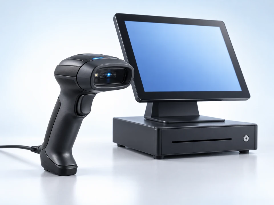 Handheld Barcode Scanners — illustrative hardware catalog image
