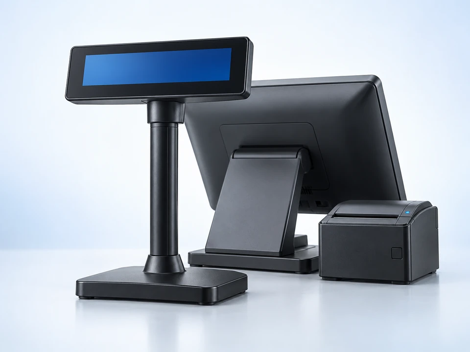 VFD / LCD Customer Displays — illustrative hardware catalog image