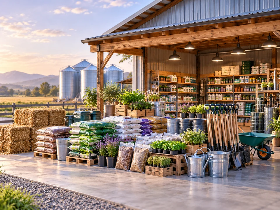 Agriculture Supply Stores business environment — iPOS industry illustration