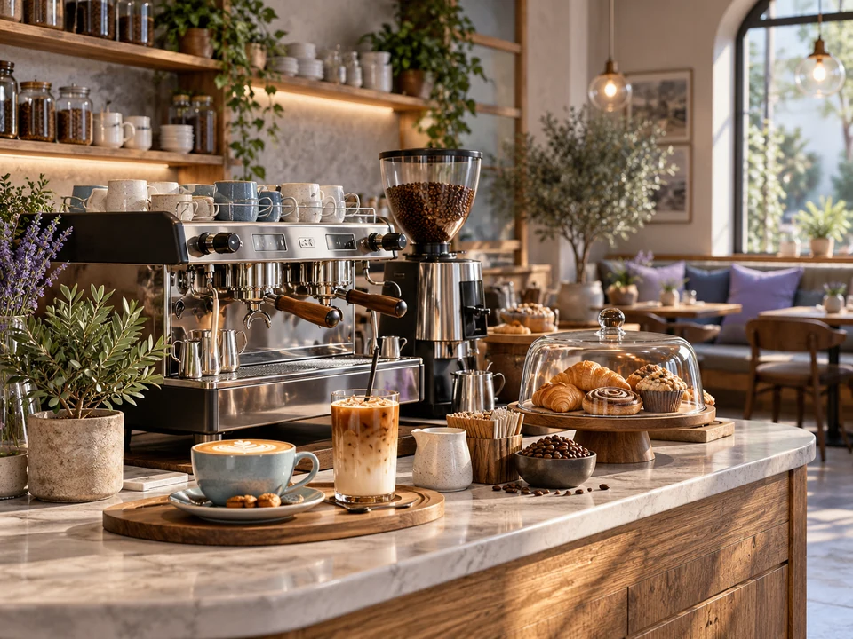Cafes & Coffee Shops business environment — iPOS industry illustration