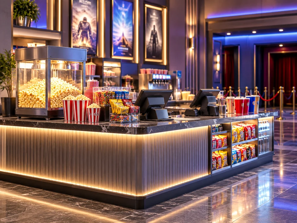 Cinema & Entertainment Counters business environment — iPOS industry illustration