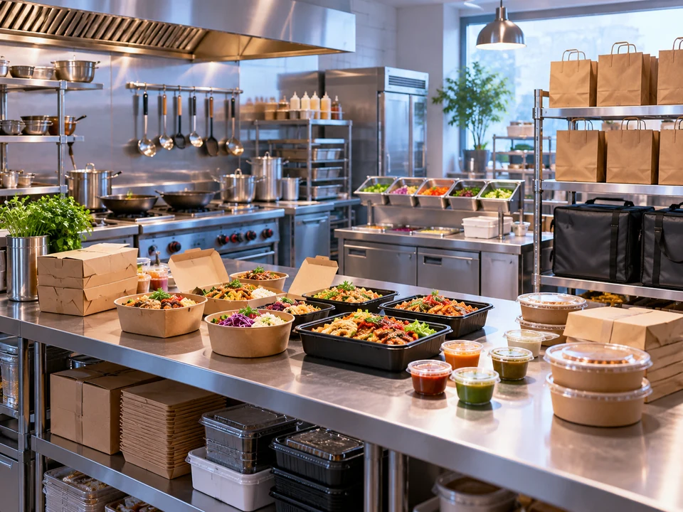 Cloud Kitchens business environment — iPOS industry illustration