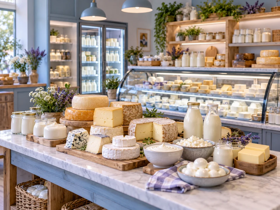 Dairy Shops business environment — iPOS industry illustration