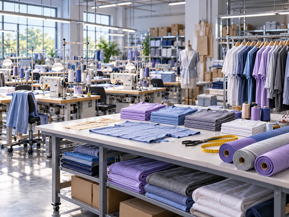 Garment Factories business environment — iPOS industry illustration