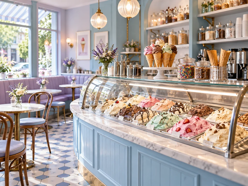 Ice Cream Parlors business environment — iPOS industry illustration