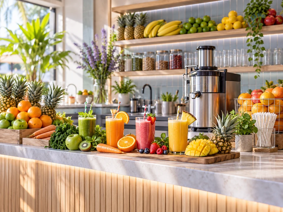 Juice Bars business environment — iPOS industry illustration