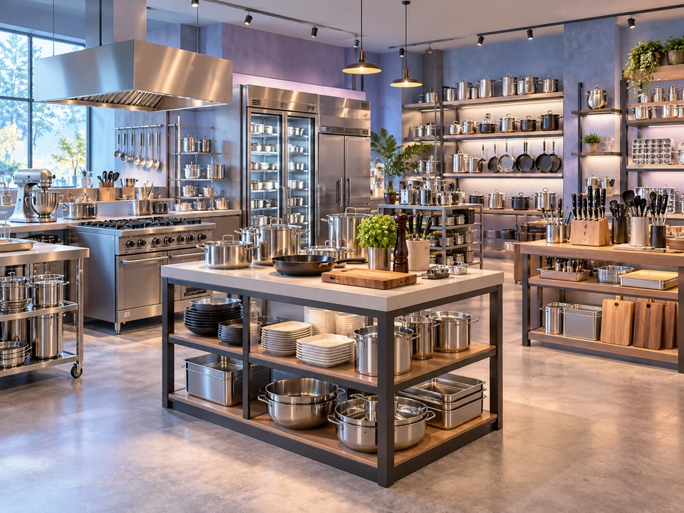 Kitchen Equipment Stores business environment — iPOS industry illustration