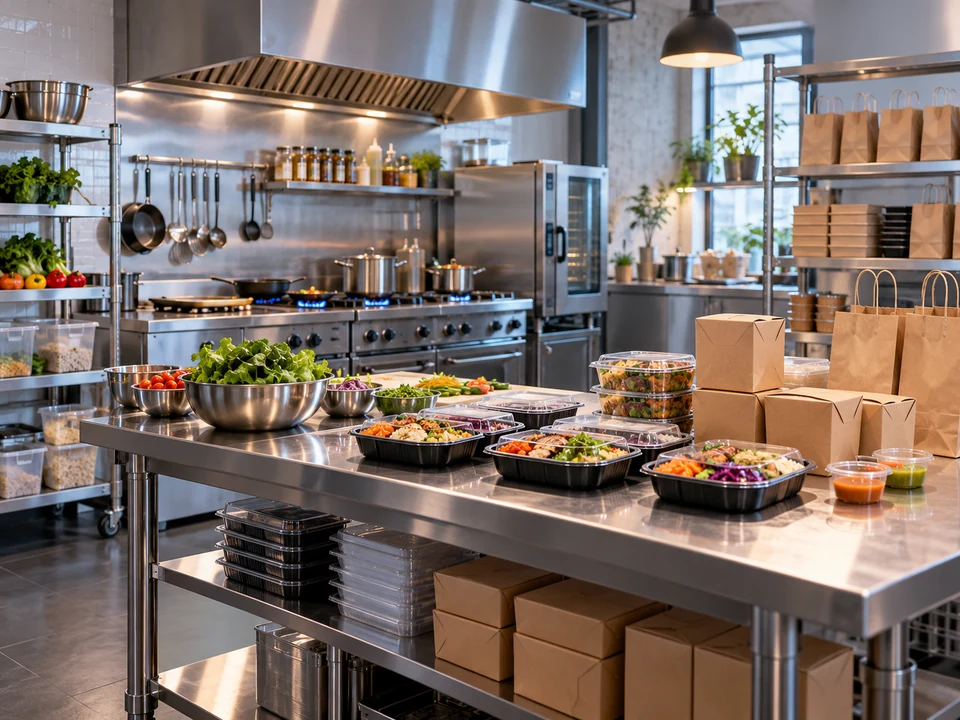 Kitchens / Cloud Kitchens business environment — iPOS industry illustration
