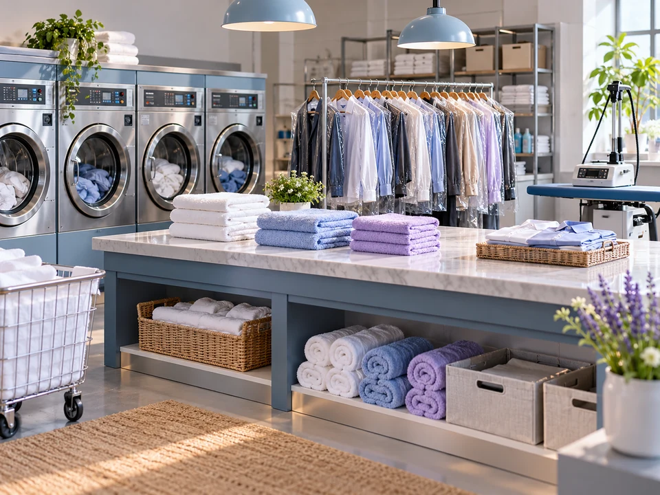 Laundry & Dry Cleaners business environment — iPOS industry illustration