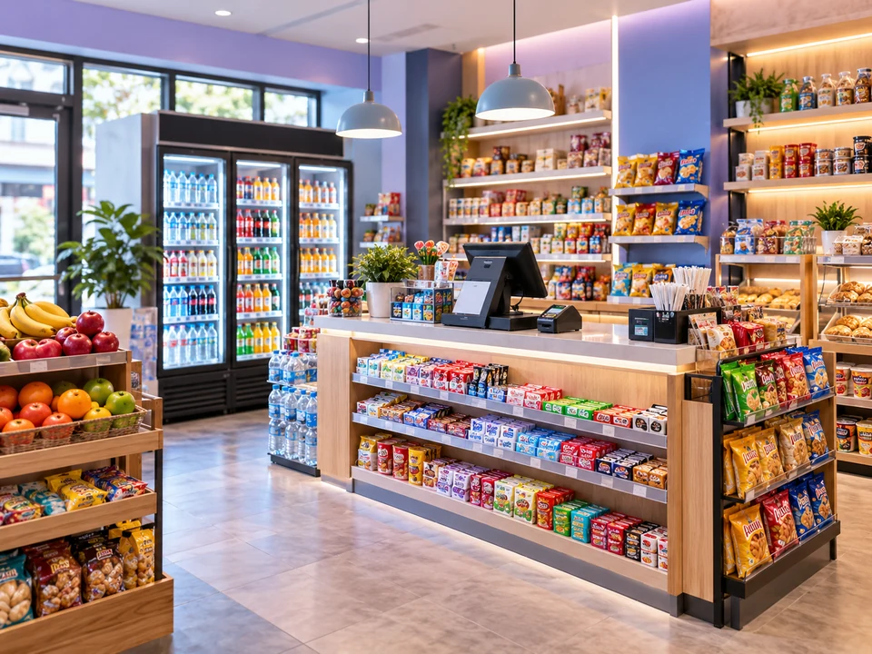 Mini Marts business environment — iPOS industry illustration
