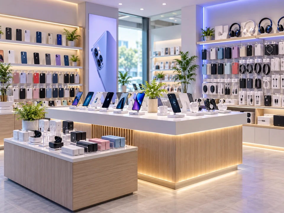 Mobile & Accessories Shops business environment — iPOS industry illustration