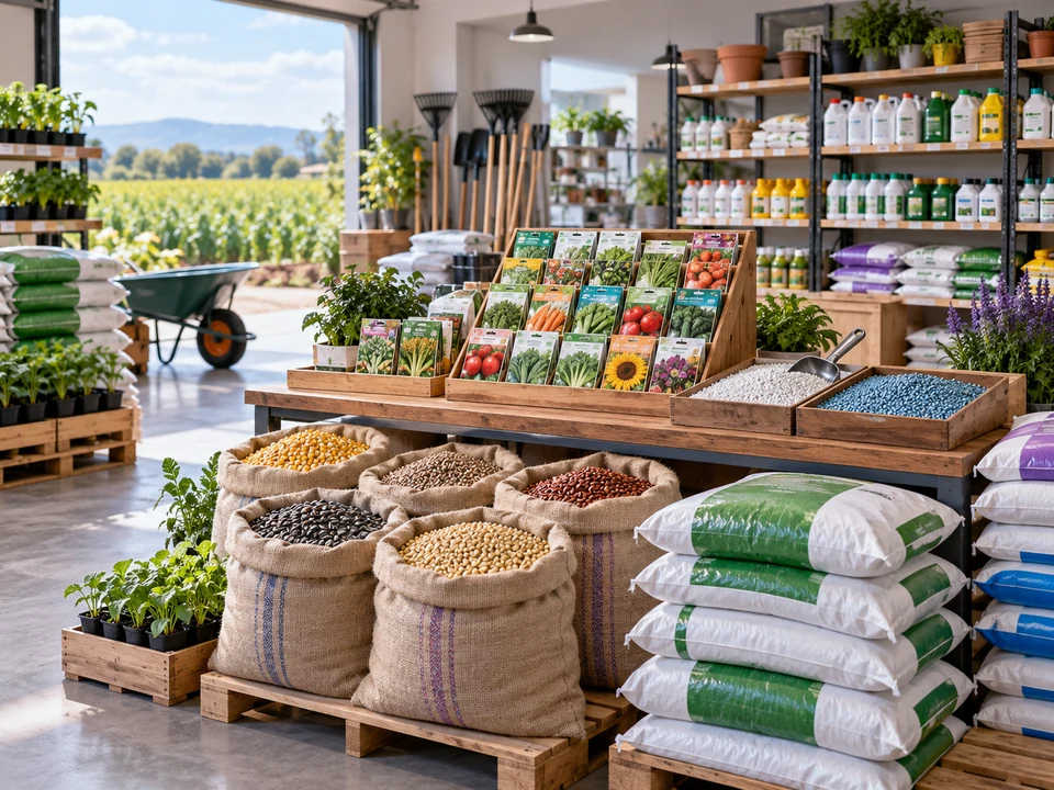 Seed & Fertilizer Shops business environment — iPOS industry illustration
