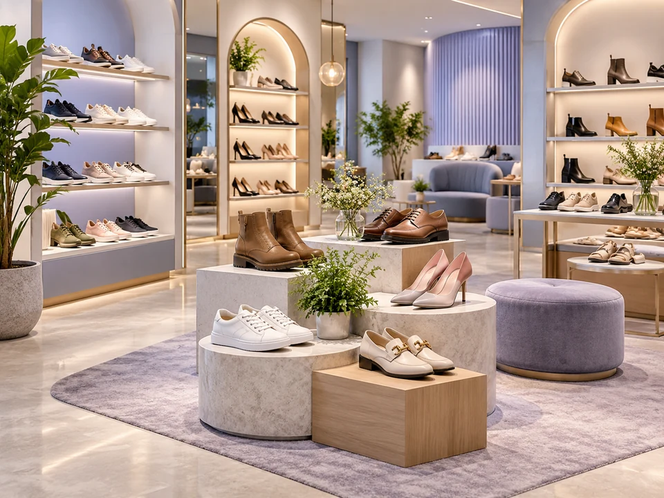 Shoes Stores business environment — iPOS industry illustration