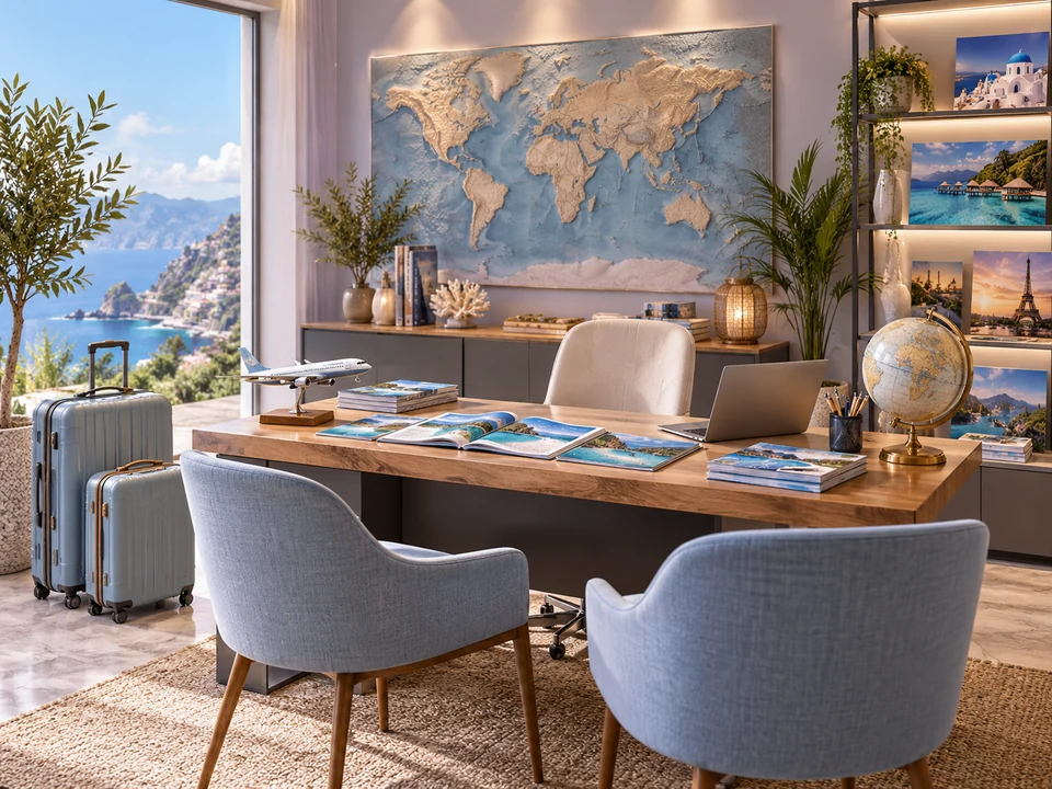 Travel Agencies business environment — iPOS industry illustration