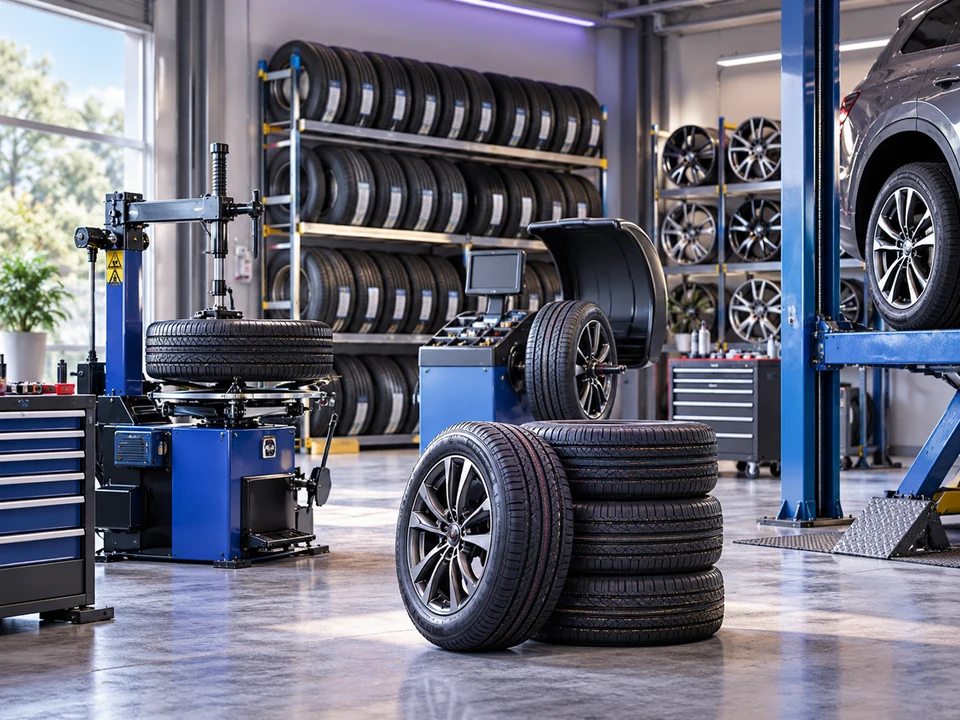 Tyre Shops business environment — iPOS industry illustration